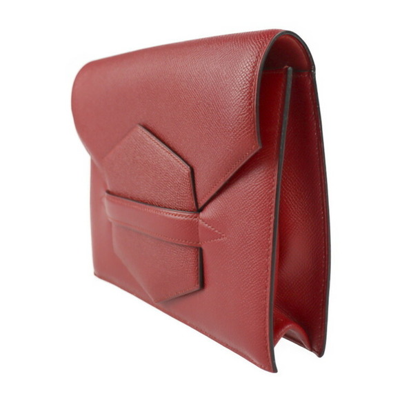 HERMES Red Clutch Bag - Picture 1 of 9